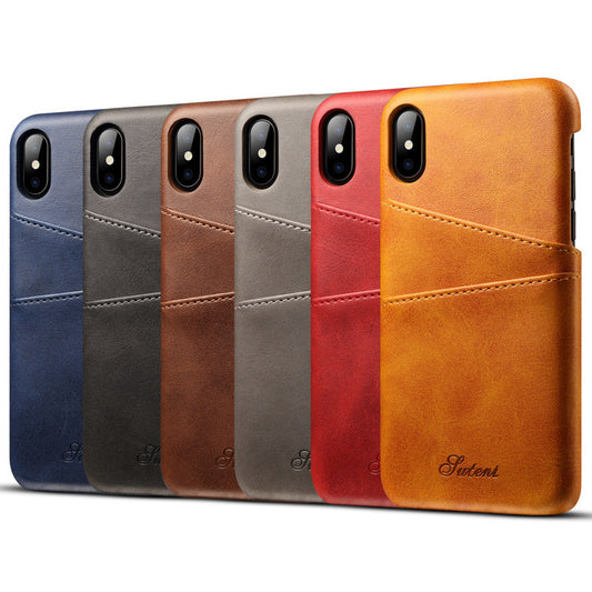 Wallet Phone Case, Slim PU Leather Back Case Cover