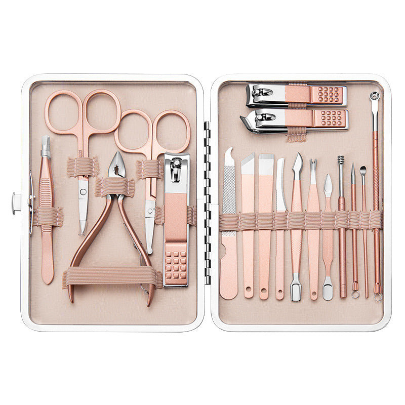 Professional Scissors Nail Clippers Set Ear Spoon Dead Skin Pliers