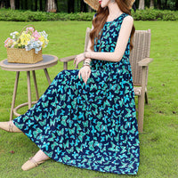 Summer Cotton Silk Dress Outer Wear