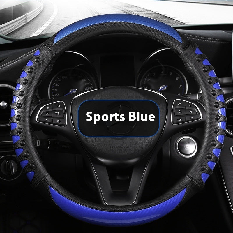 Leather Four Season  Steering Wheel Cover