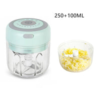 Electric Garlic Chopper USB Charging Ginger Masher Machine