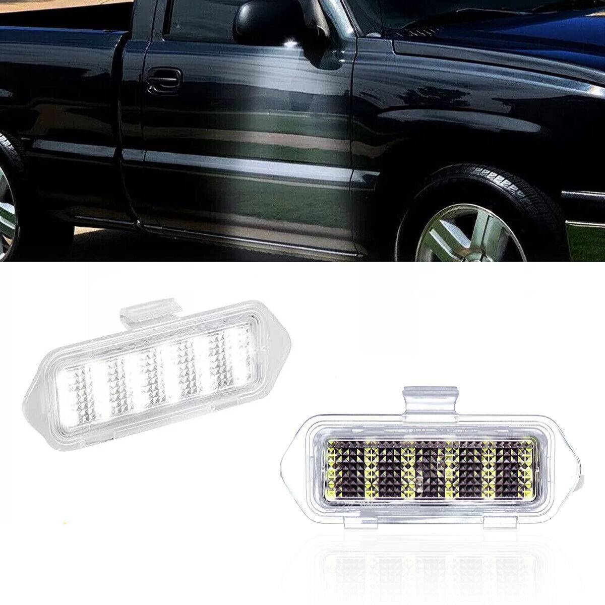 LED Side Mirror Puddle Lights For 03-06 Escalade Silverado Suburban