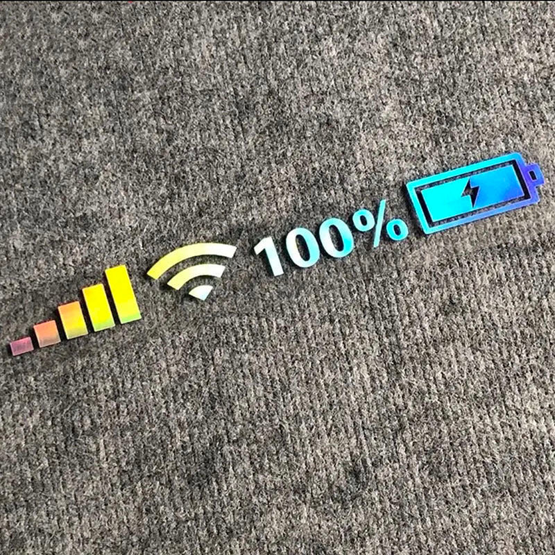 Car Windshield Stickers Signal WiFi Power Vinyl Decal stickers