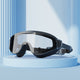 Large Frame Swimming Goggles Gradient Electroplating Silicone