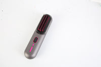 1Pc Cordless Negative Ion Hair Straightener Brush Rechargeable Mini Styling Comb