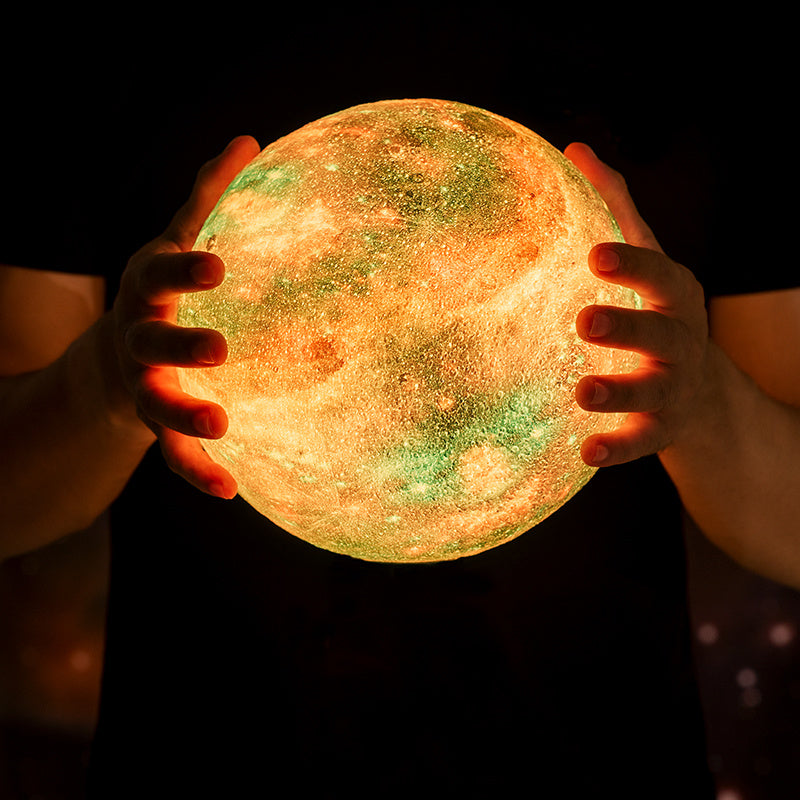 LED USB Star Galaxy Moon Lamp Stand Remote 3D