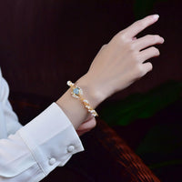 Pearl Bracelets For Women Gold Plating Pearl Bracelet Gold Wire