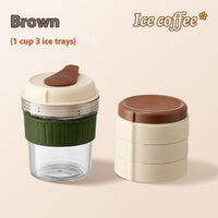 500ML Iced Brew Coffee Cup With Ice Cube Tray