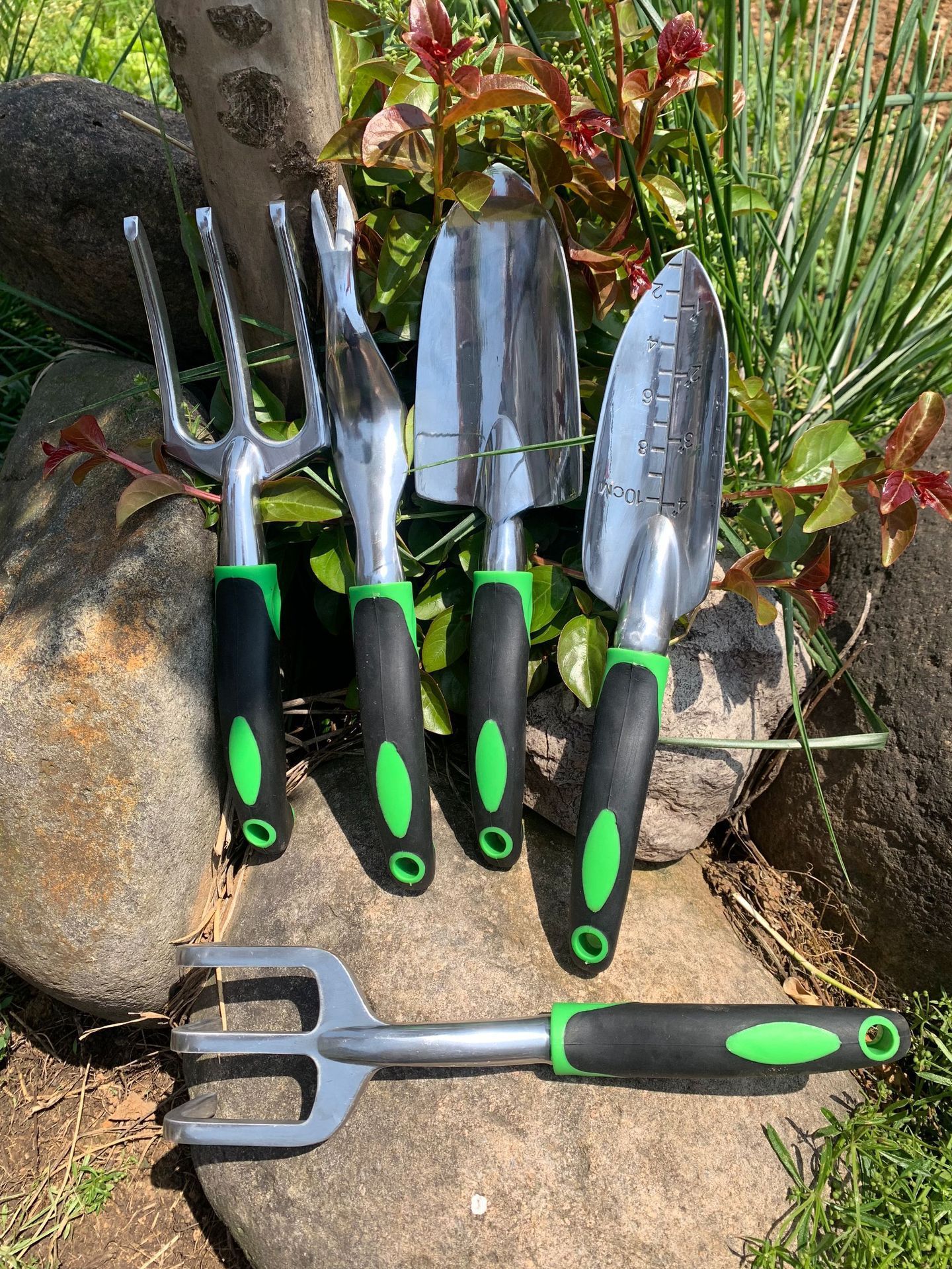 Garden Supplies 9-piece Aluminum Alloy Set, Silicone