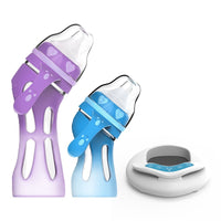 Glass Baby Bottle Straw Drop-resistant Water Drink Bottles for Baby