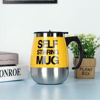 Electric Self Stirring Coffee Mug Cup Stainless Steel Automatic