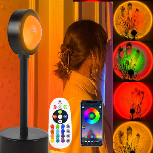 Sunset Projection Lamp Sunset Projector Night Light Wal