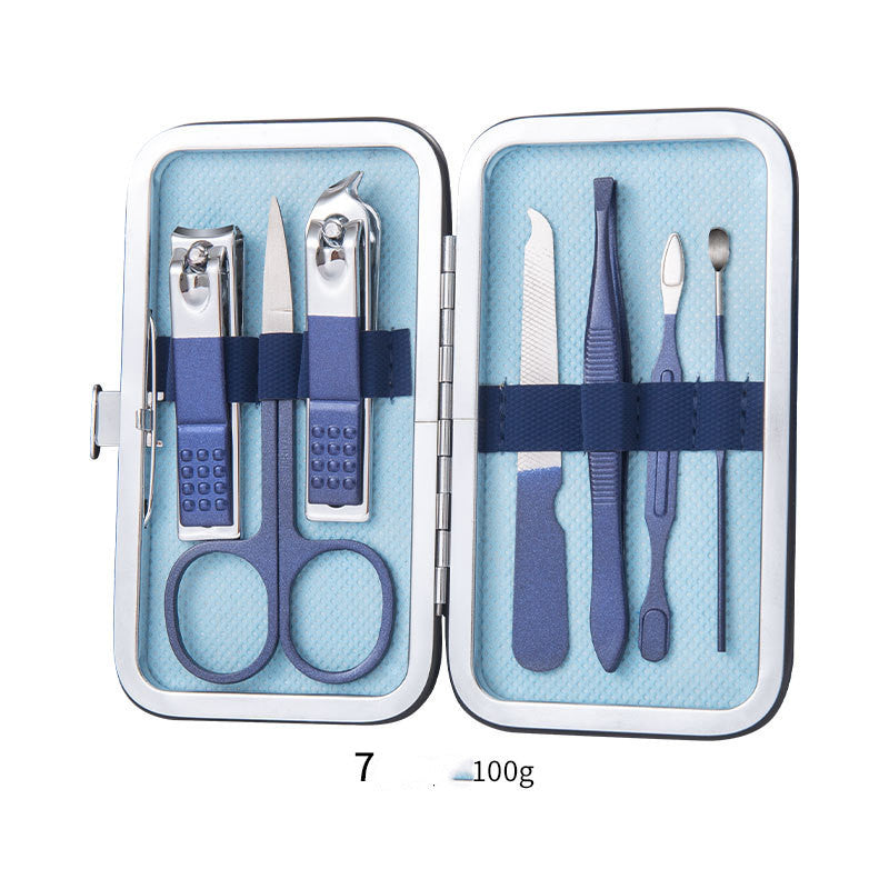 Professional Scissors Nail Clippers Set Ear Spoon Dead Skin Pliers