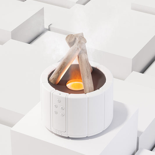 Flame Aromatherapy Machine Home Office Desktop Humidifier