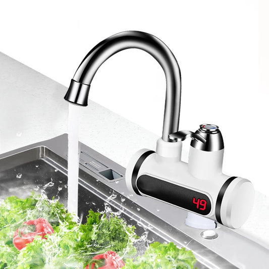 Kitchen Electric Water Tap  Water Heater Temperature Display