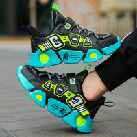 Mesh Fly Woven Velcro Breathable Sneakers for Women