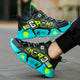 Mesh Fly Woven Velcro Breathable Sneakers for Women