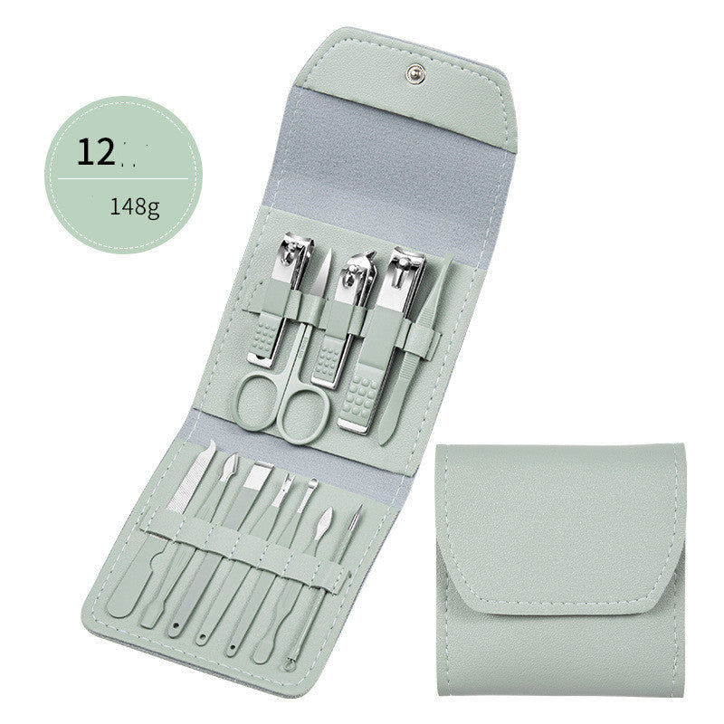 Professional Scissors Nail Clippers Set Ear Spoon Dead Skin Pliers