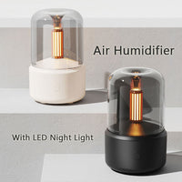120ml humidifier quietly adds cool mist for up to 12 hours,