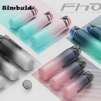 500ml/650ml/1000ml Sports Water Bottle Leak Proof Colorful Plastic Cup Drinking for Outdoor Travel Portable Gym Fitness Jugs - Chic Cart