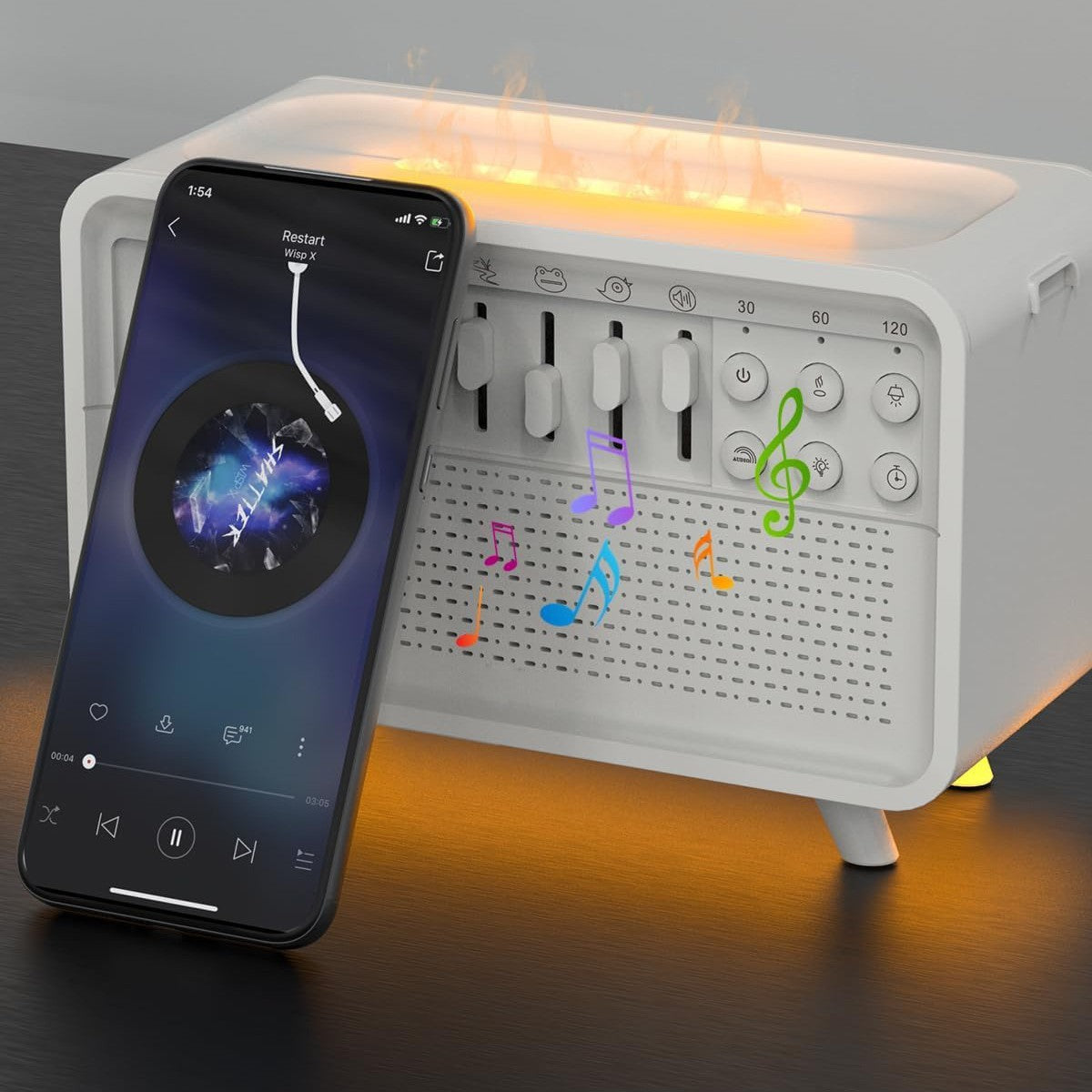 3 In 1 Bluetooth Speaker White Noise Sleep