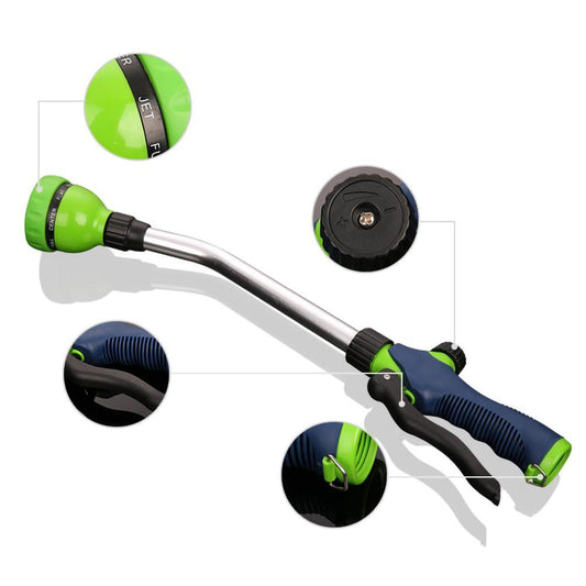 18 Inch Long Pole Car Wash Cleaning Household High Pressure Watering Nozzle