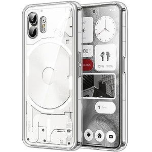 JETech Case for Nothing Phone 2/3, Non-Yellowing Shockproof Phone Bumper Cover, Anti-Scratch Clear Back