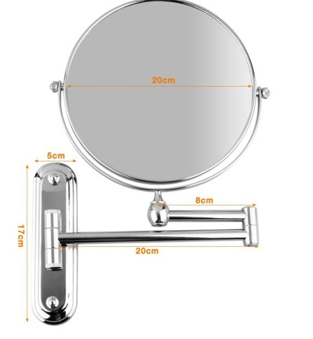 Cosmetic Mirror Wall Mounted Double Side Adjustable