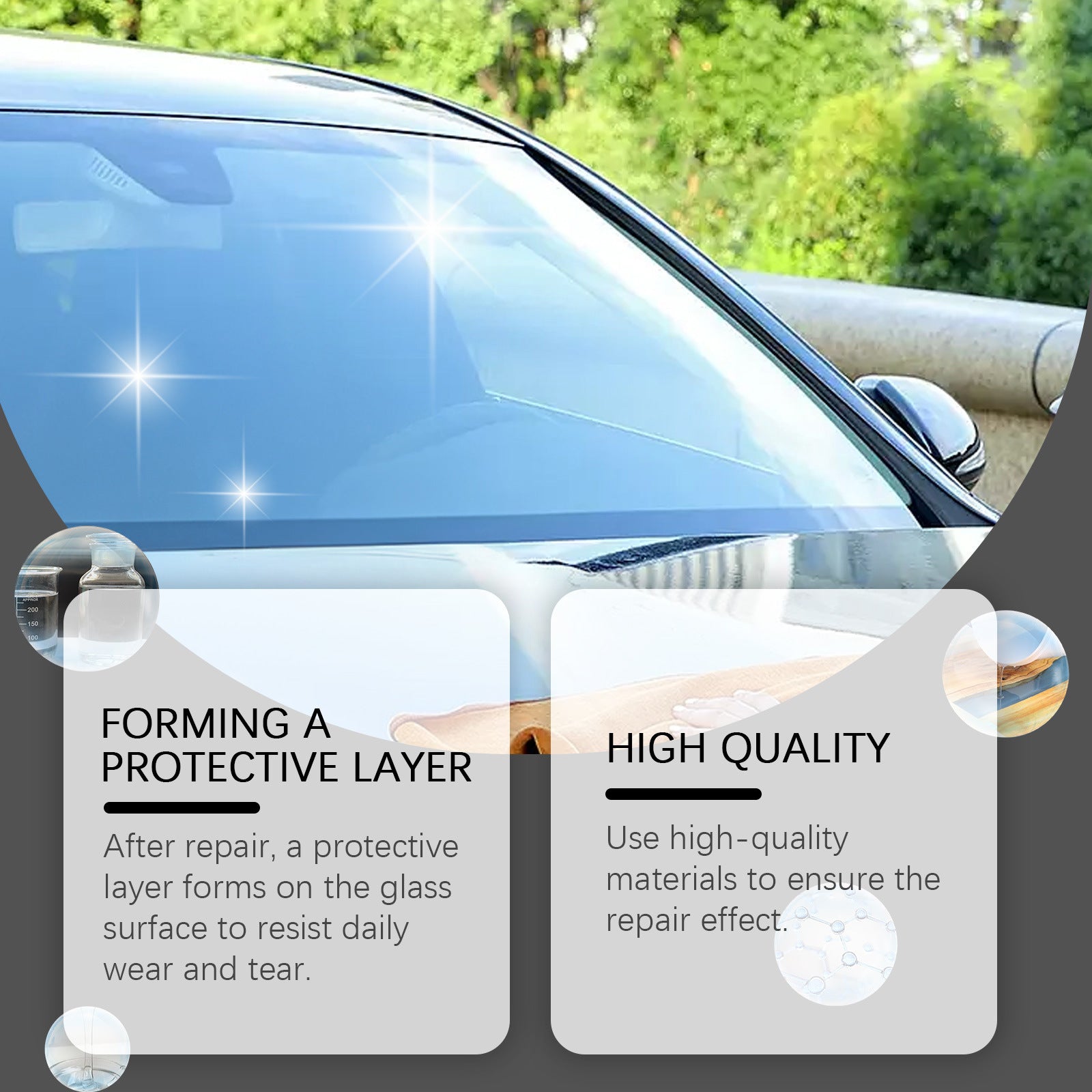 Car Windshield Repair Drops