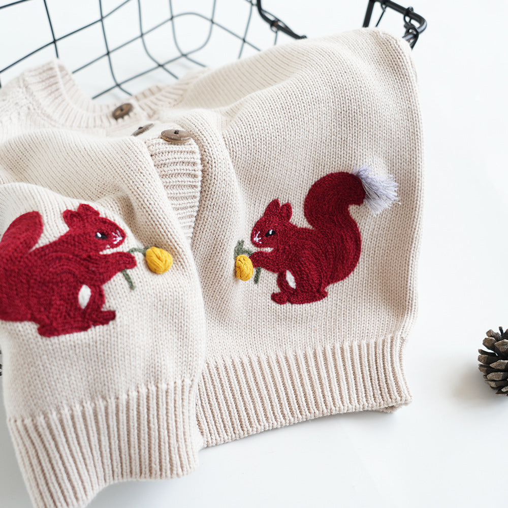 Knitwear Kids' Sweater Cotton Thread Clothing