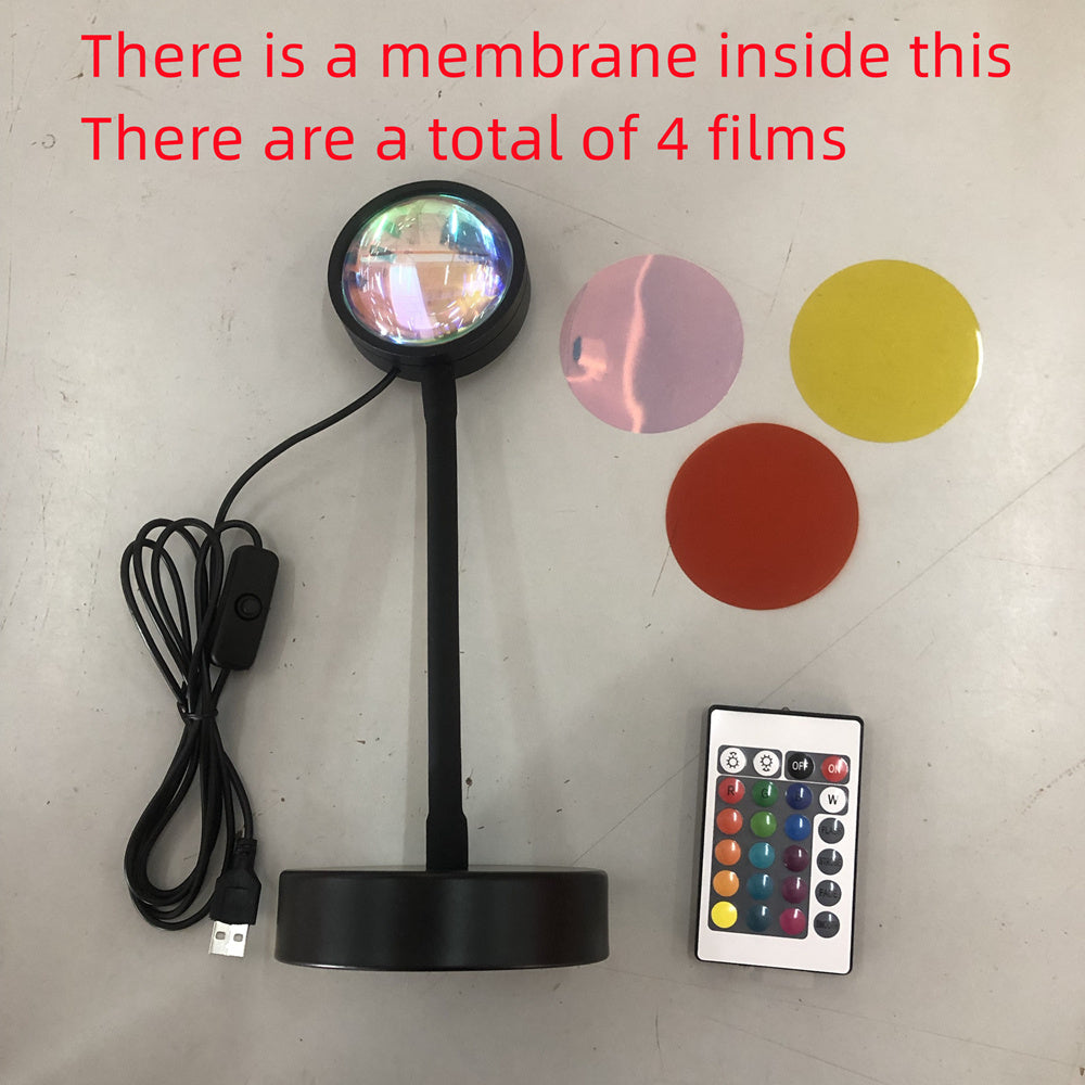 Sunset Projection Lamp Sunset Projector Night Light Wal