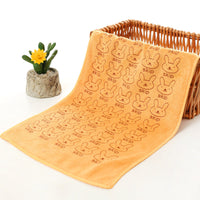 Microfiber Printed Cartoon Towel Absorbent Kindergarten Towel