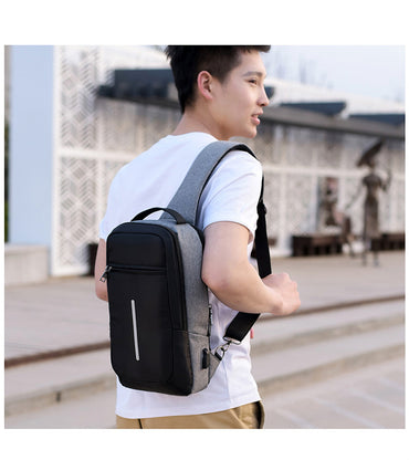 Anti-theft USB charging chest bag with you AMI Cart