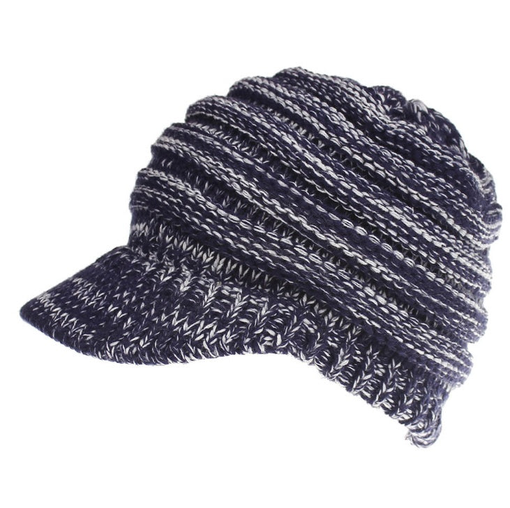 Women Ponytail Beanies Autumn Winter Hats Female