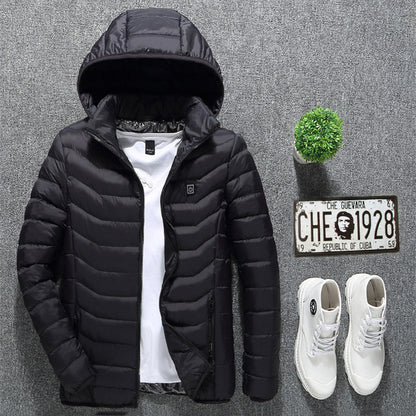 Heated Jacket Coat USB Electric Jacket Cotton Coat Heater