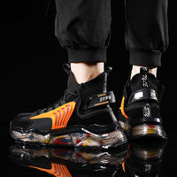 Men's Shoes High Top Shoes Thick Soled Breathable