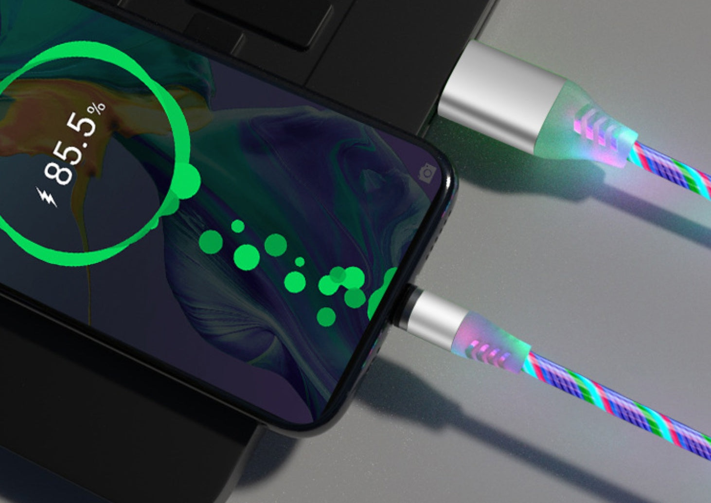 Compatible with Apple, Flowing Light Magnetic Streamer