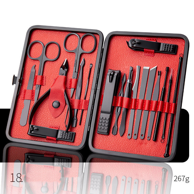 Professional Scissors Nail Clippers Set Ear Spoon Dead Skin Pliers