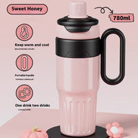 780ml Gradient Double Drink Thermal Cup Stainless Steel