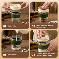 500ML Iced Brew Coffee Cup With Ice Cube Tray
