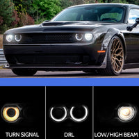 Headlights Assembly Fit For 2015 2016 2017 2018 2019 2020 Dodge Challenger,