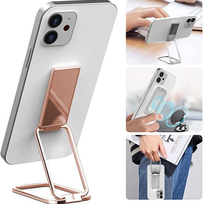 Fold able Mobile Phone Holder Ring Buckle Retractable Desktop