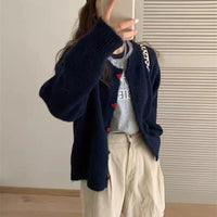 Round Neck All-matching Design Love Girl Buckle