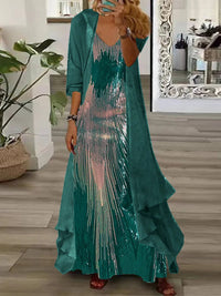 European And American Vacation Spaghetti Straps Long Skirt Indian Style