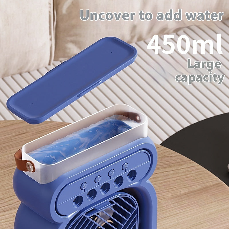 3 In 1 Portable Air Conditioner Evaporation Air Cooler LED