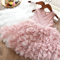 Children's Skirt Lace Long-sleeved Girls