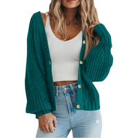 Loose Knitted Coat Women's Clothing