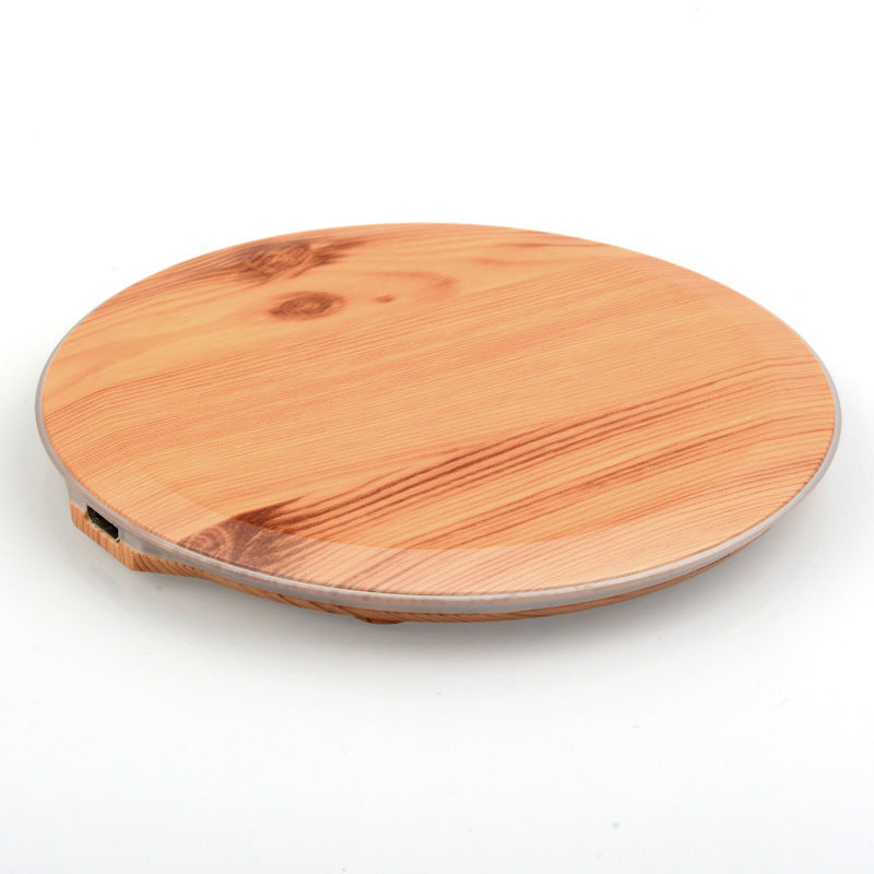 Wood Grain Fast Charge Wireless Charger Base AMI Cart