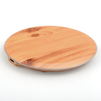 Wood Grain Fast Charge Wireless Charger Base