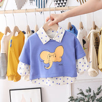 Children 0-3 years old vest shirt two-piece suit